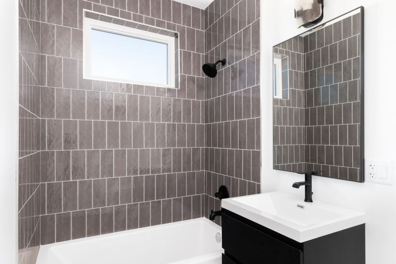 Large Format Tiles in Shower Area